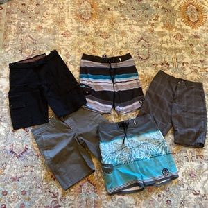 5 pairs of shorts Mens shorts